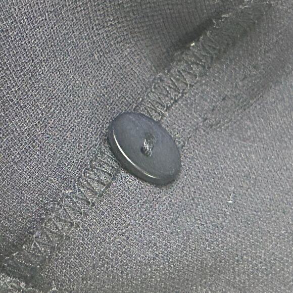 Eileen Fisher Petite system navy-black silk georgette crepe pants size S - Picture 3 of 6